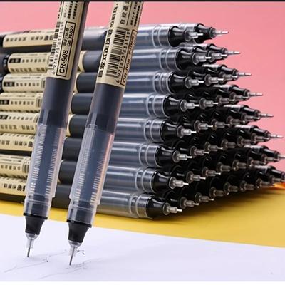10-1 pz/set penne a sfera in gel di tipo ago di alta qualità penna a sfera liquida diritta kawaii cancelleria scuola ufficio forniture scrittura