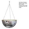 Mosaic Hanging Planter Disco Ball Design Flower Pot Balcony Planter with Hanging Chains for Indoor Outdoor Plants Home Living Room Decor