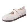 Zapatos Planos Mary Jane para Mujer Verano 2025 de Malla con Velcro - Zapatos Casuales Versátiles para Mamás