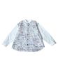 antiqua City Print Long One Size White Women's Shirt, Sleeve, 100% Cotton, ZE-01109, 03,