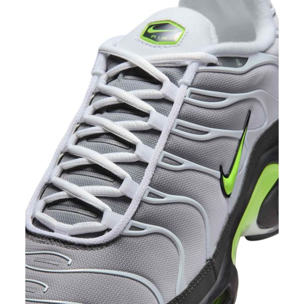 Nike Air Max Plus White Pearl Grey Neon Men Sneakers Yellow Black Neon-Yellow IQ0288-100