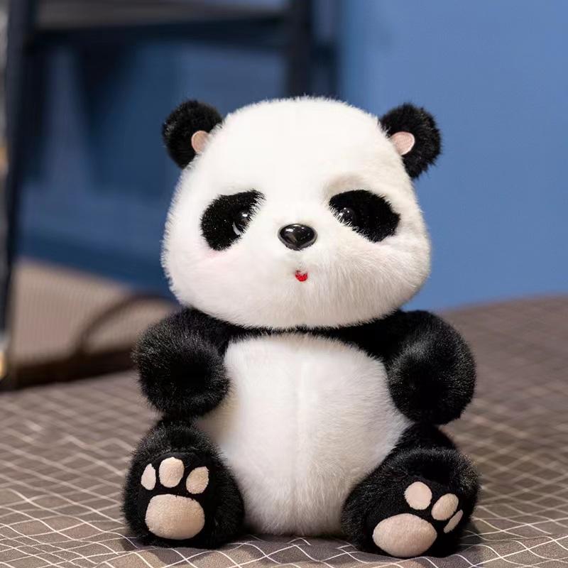 1pc 23cm Cute Panda Plush Toys Lovely Animal Pillow Stuffed Soft Companion Comfort Doll for Children Gift