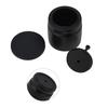 Dosing Cup and Rings Press 58mm with Lid Made of Aluminum Alloy for Coffee Powder Handling and Espresso Machine Compatibility