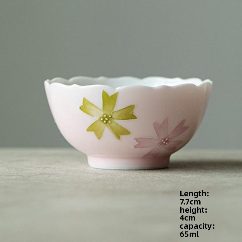 

Расписанный вручную подглазурной краской розовый чайник Сакура Сиши, роскошный керамический чайный сервиз для домашнего использования