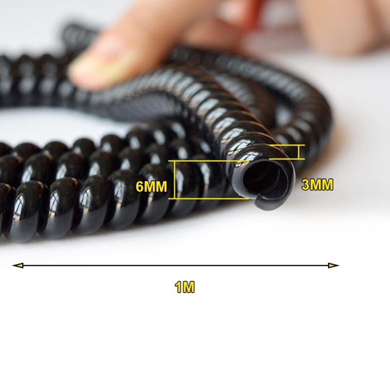 Useful Pipe Protection Spiral Wrap - Flexible Cable Wire Protector Sleeve Cover Tube For Winding And Organization