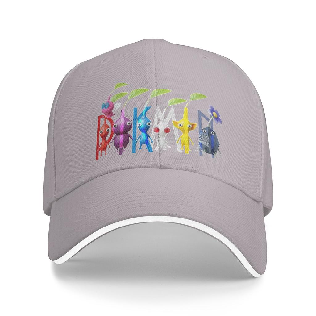 Unisexs Womens Cartoon Cute Pikmin Outdoor Hat  Sun Cap New Baseball Cap Sunscreen Hats