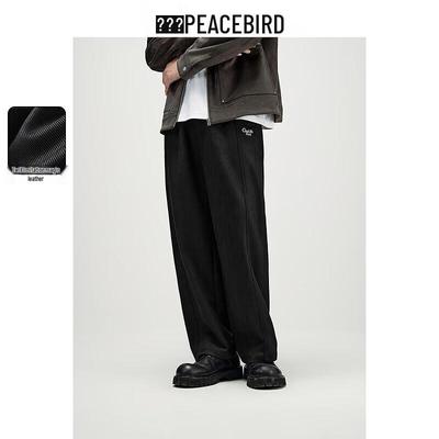 PANTALONS CASUAL DROITS SPORT EN DAIM POUR HOMME PEACEBIRD