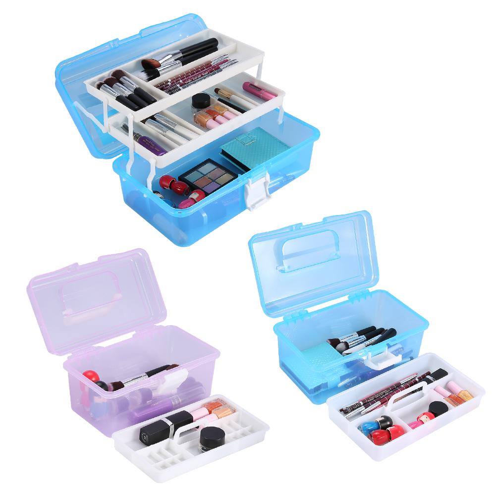 3 Tipuri Multifuncțional Gol Nail Art Manichiură Machiaj Cosmetic Instrumente Recipient Cutie de Depozitare