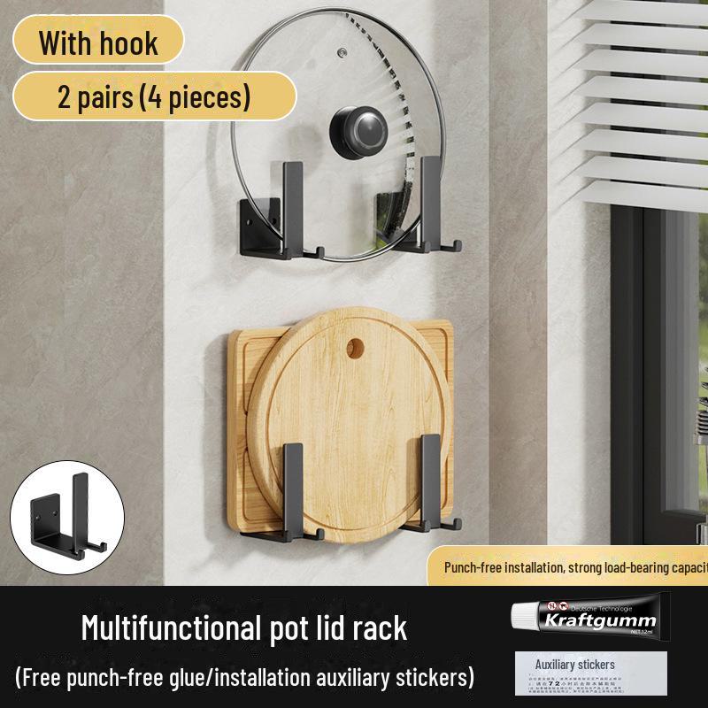 Punch-Free Kitchen Rack for Pots, Cutting Boards & More