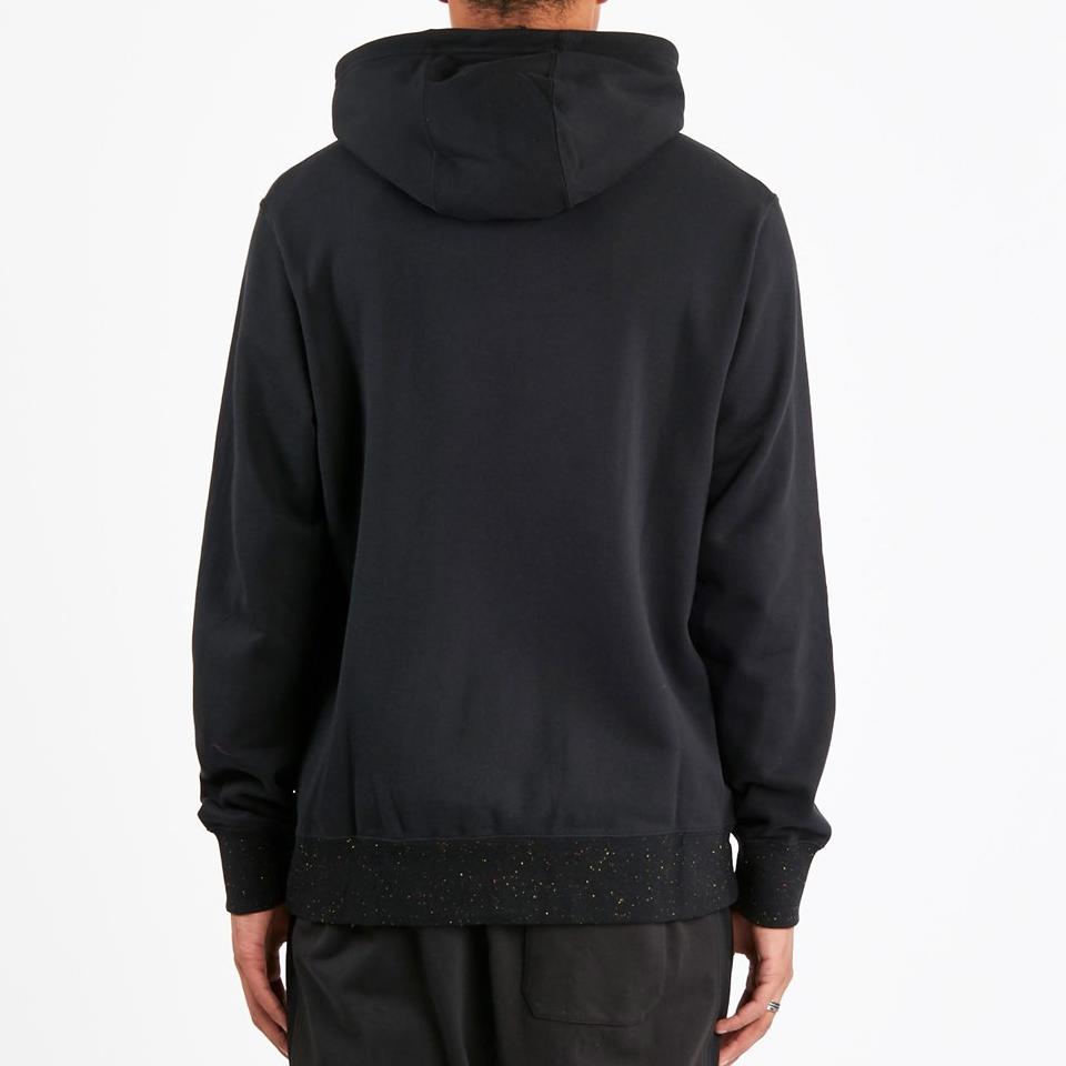 Nike Hooded Pullover Pattern Print Long Sleeve Sweatshirt Men Tops Black AT5500-010