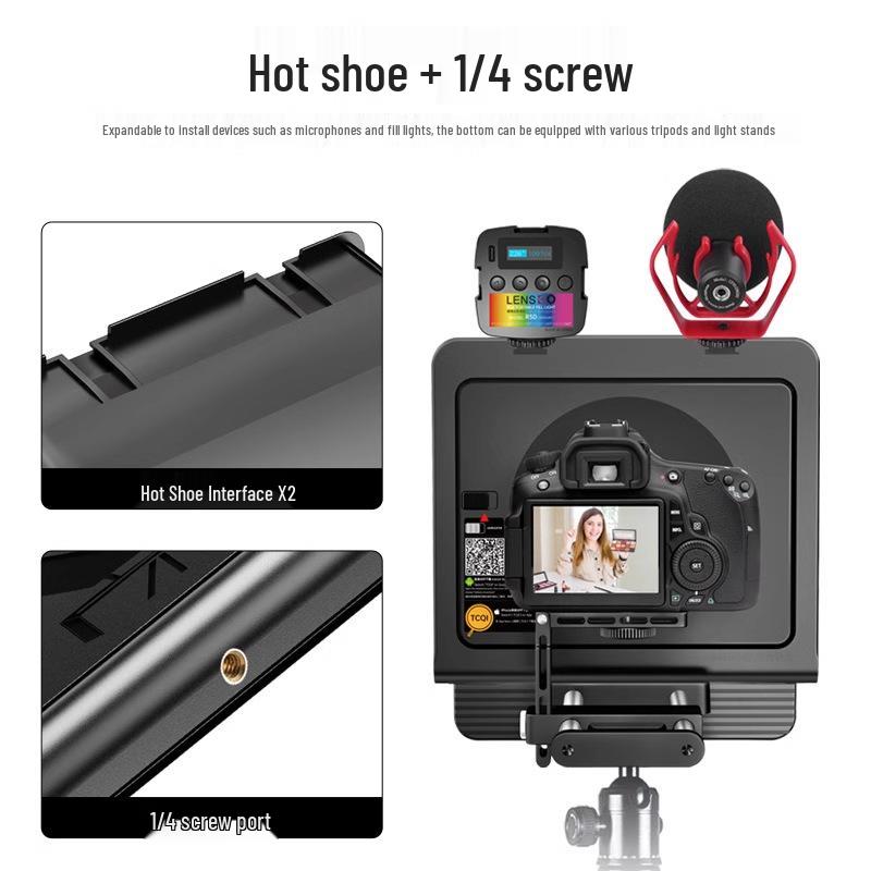 Second Generation TC7 Mobile Phone & Tablet Teleprompter - Portable, Large Screen-Compatible