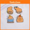 Versatile Animal Capybara Pins Set Perfect For Collectors Looking For Unique Decorative Pieces
