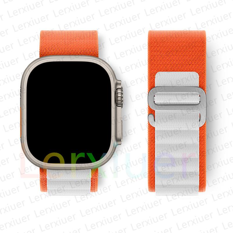 Alpine Loop Strap for Apple Watch Band Ultra 4 2 3 49mm 40mm 44mm 45mm 42mm 46mm Bracelet Correa iWatch Series 7 SE 8 9 10 11 12