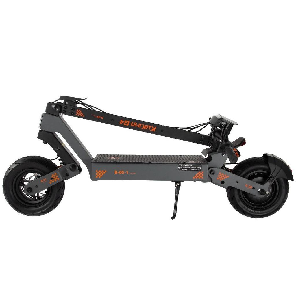 Electric Scooter KuKirin G4 2025 Version 2000W Motor 60V20AH Battery Max Speed 70km/h Max Range 75km Dual Disc Brakes 11" Tires