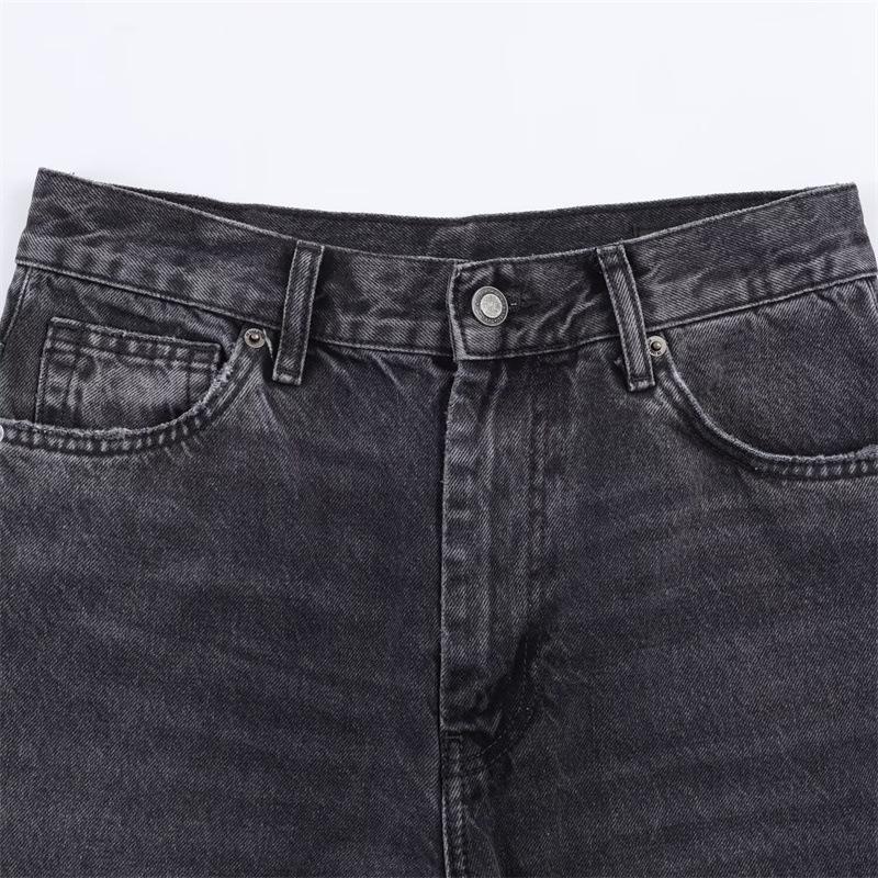 2025 Winter Women's High-Waisted Barrel Leg Jeans - European & American Style