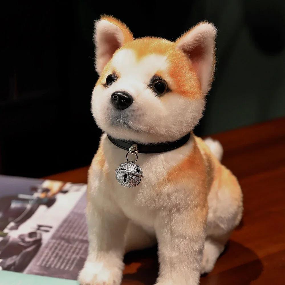 Hot new Akita dog plush toy Cute simulation dog Shiba Inu fluffy soothing girl doll birthday gift car