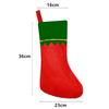 Christmas Socks Golden Silk Bian Socks Ornamets Non-woven Candy Snack  Bags Xmas Tree Hanging Pendant New Year Party Decoration