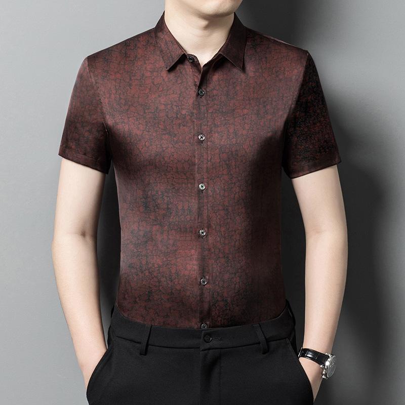 Летняя мужская рубашка с коротким рукавом — фото 2