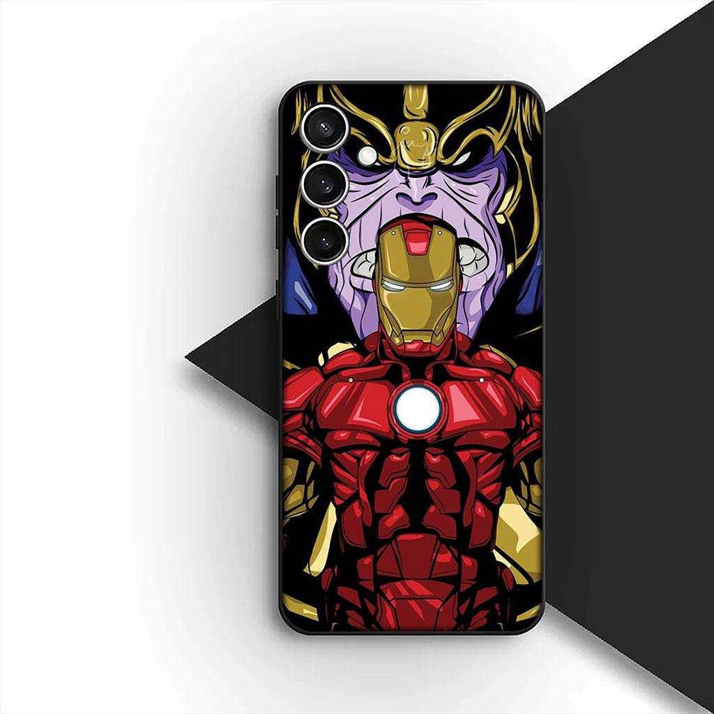 Phone Cover for Xiaomi Redmi Note 14 13 Pro Plus ProPlus 14C A4 13C Pro+ 5G Case Avengers Marvel Thanos Captain Iron Spider Man