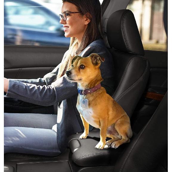 Center Console Cover For Honda Accord 2008 2009 2010 2011 2012, Black Leather Suture Console Armrest Lid Replacement For 2008-2012 Honda Accord