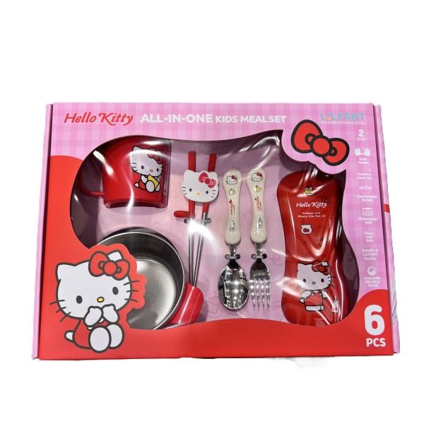 Lilfang Hello Kitty All-In-One Kids Meal Tableware Set 6Pieces