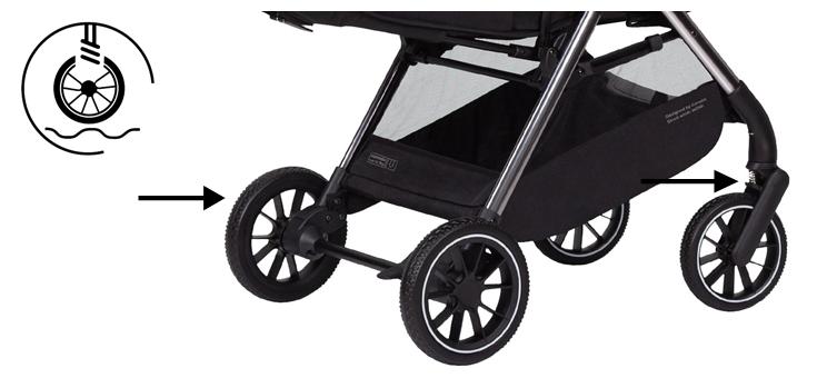 Carrello Delta Stroller Wheat Beige