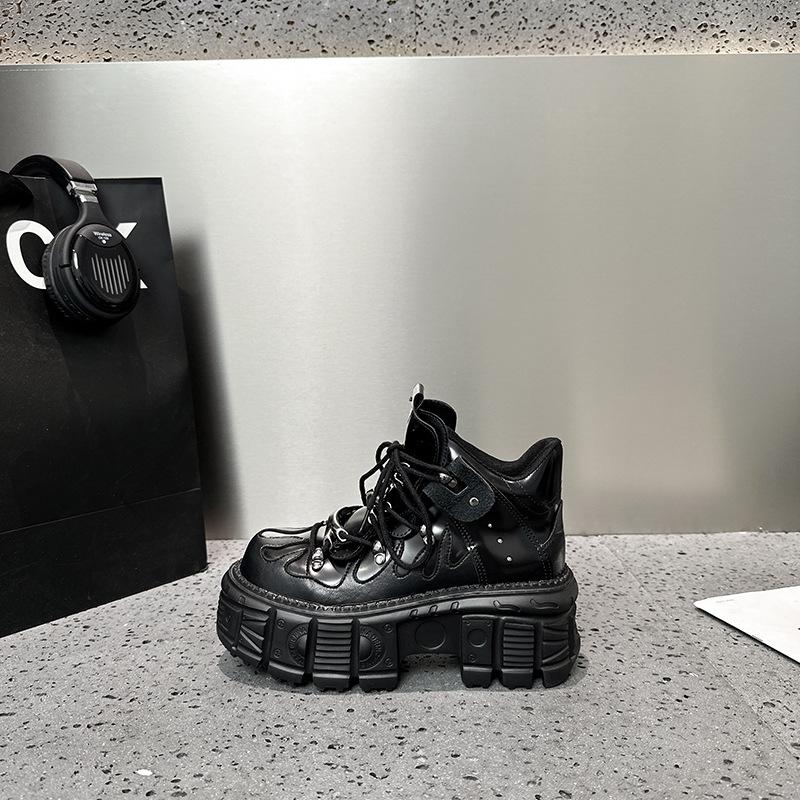 2024 Summer Retro Punk Platform Motorcycle Boots - Spanish Fashion Brand