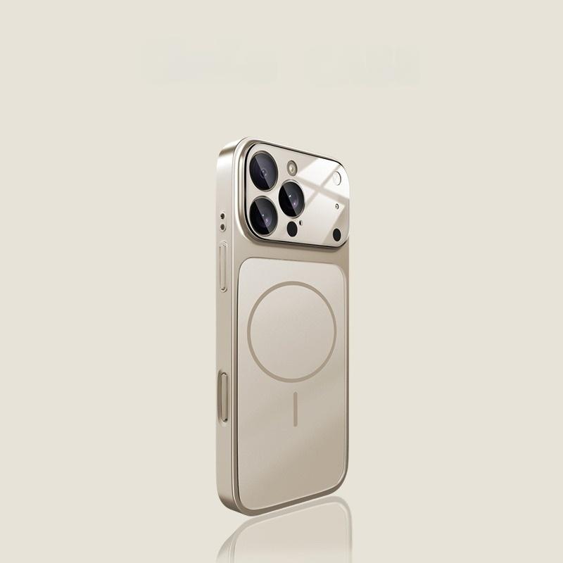 Acryl Mattele Telefoonhoesje Voor Voor Iphone 11 12 13 14 15 16 17 Pro Max Air Plus Magnetische Bumper Achterhoezen Cover
