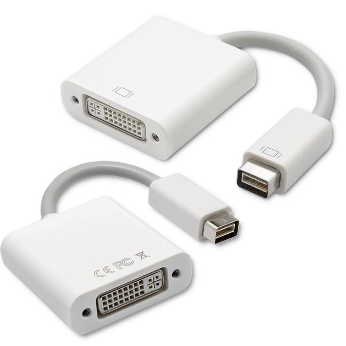 Qoltec Adapter Mini DVI na DVI (24+5) | Full HD | 0.16m