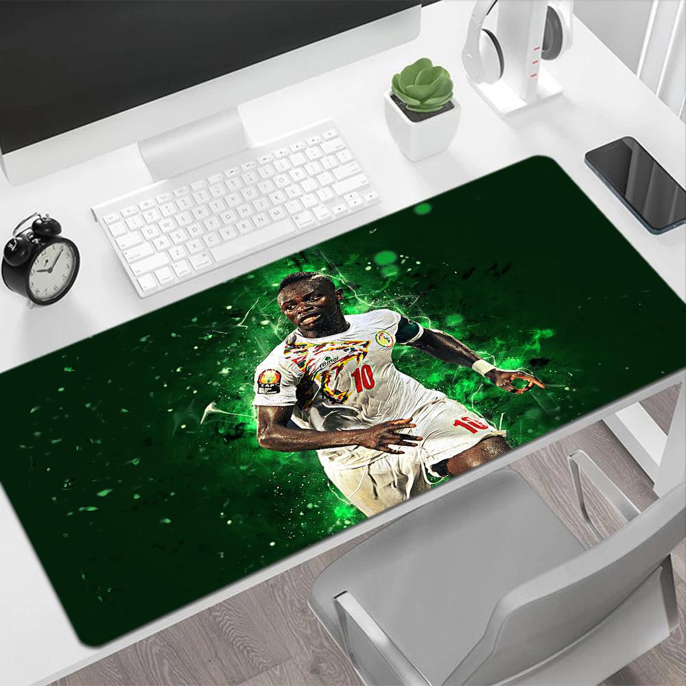Player Celebrates Victory Moment Large Mouse Pad Keyboard Pad Desktop Mouse Pad Non-Slip Rubber Base Office Desk Accessory