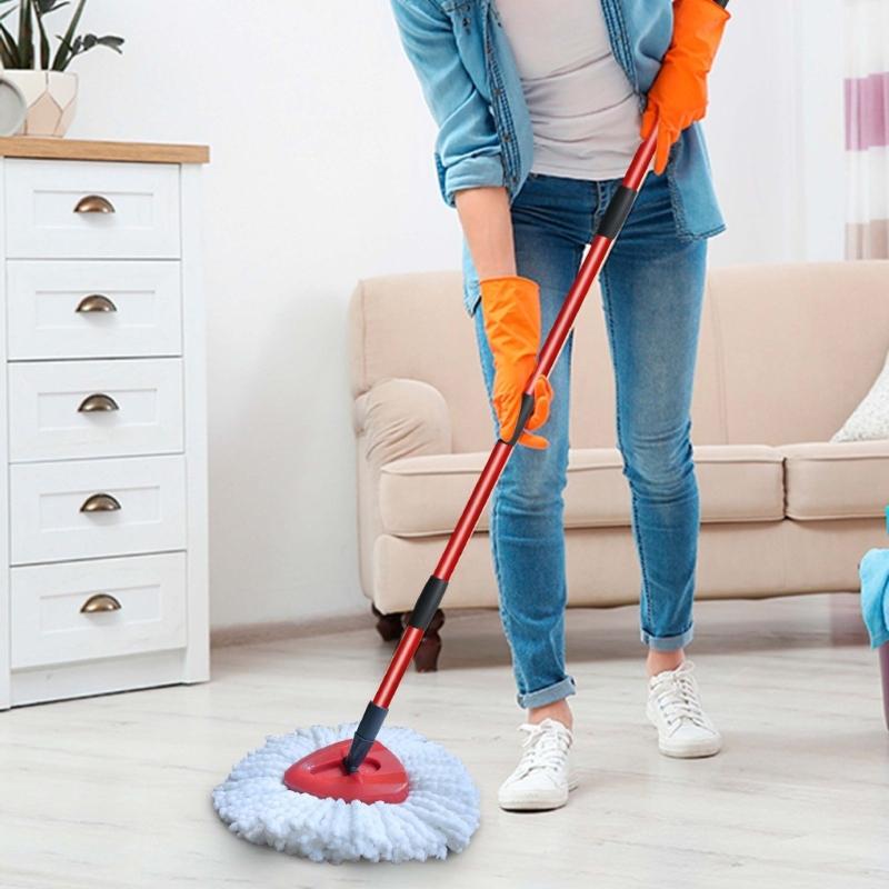 

Adjustable Length Iron Spin Mops Handle For Adults Kids And Hard To Reach Area,For Multiple Surfaces Cleaning For Twist Locks Sy China Mainland