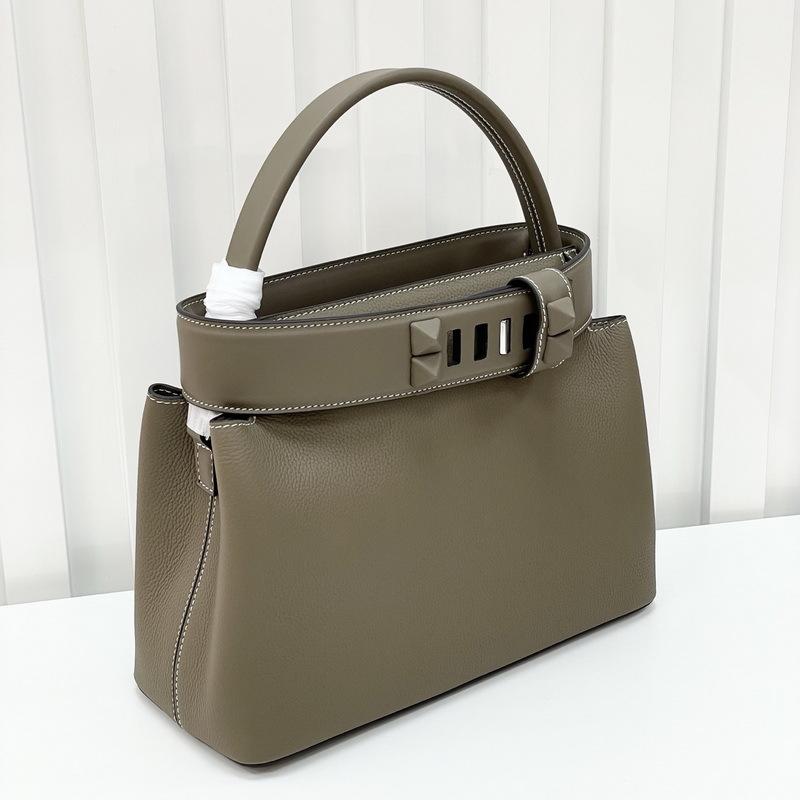 26 explosive Medor first layer cowhide spell Swift leather Kelly handbag premium sense portable shoulder crossbody