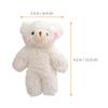 HOLIDYOYO 12-Piece Set Mini Teddy Bear Keychains, Bag Charms, Car Hanging Accessories for Women, Approx. 4.7 x 2.4 x 1.6 Inches