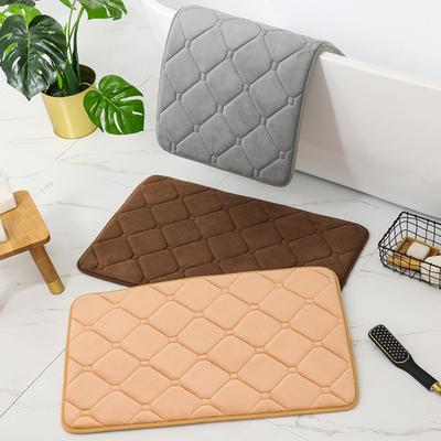 Household Bathroom Water-absorbing Non-slip Carpet Floor Mat Kitchen Bedroom Entrance Door Foot Mat
