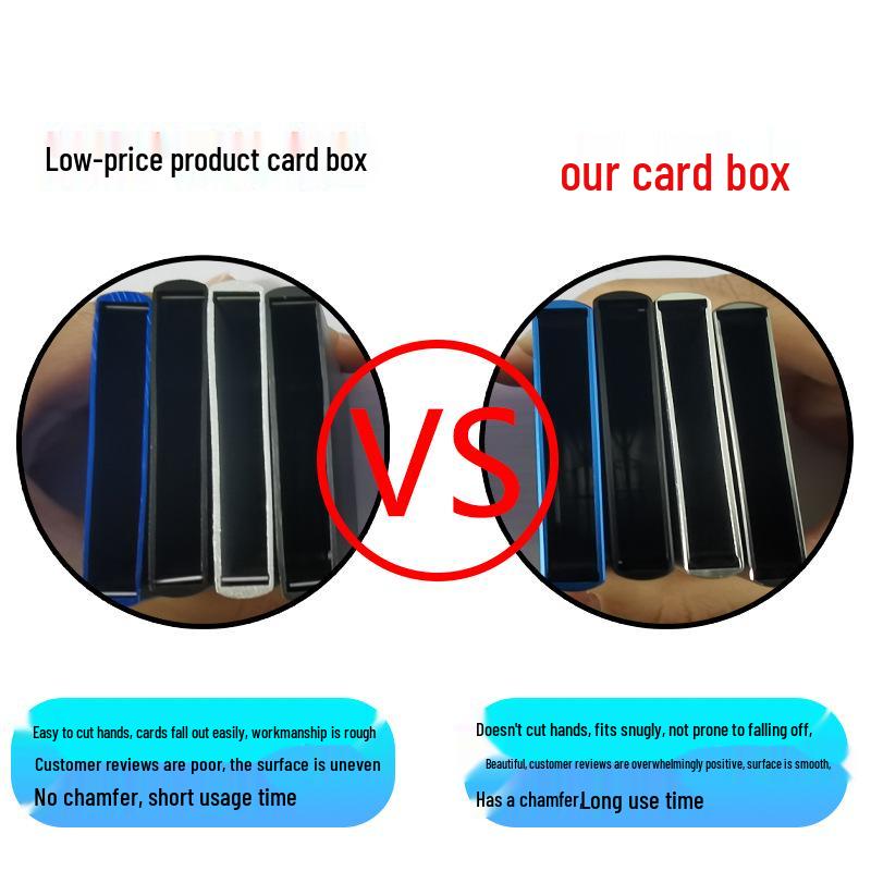 Men's RFID Metal Card Holder Wallet with Money Clip - Anti-Demagnetization, Multifunctional Design
