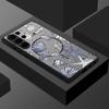 Magnetic Phone Case For Samsung Galaxy S25 Edge S24 S23 Ultra S22 Plus S21 S20 S24 FE For Magsafe Sea Turtles Whales Matte Cover