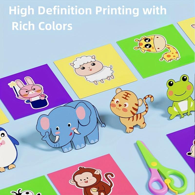 Safety Scissors For Toddler, Kids, Children - Plastic, Dual-Color Preschool Training Scissors, Paper Cutting(90 Pcs) Set For Paper Craft Supplies