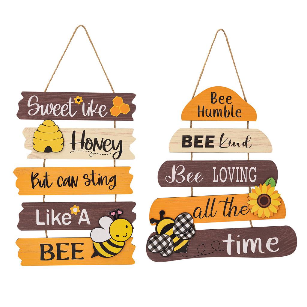 Elegante Bienen-Tag Dekorative Wandbehang Perfekt für Bienenliebhaber und Wohnakzente