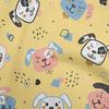 oneOone Cotton Flex Gray Fabric Kawai Craft Projects Decor Fabric Printed By The Yard 40 Inch
