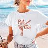 Pasta Club Pattern Trendy Print 90s Casual Women's O-Neck T-Shirt Short Sleeve Fashion Women's Summer Pattern Basic T-Shirt