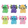 1 Stück Stressabbau-Malzzuckerball, niedliches Tier-Quetschspielzeug, Axolotl-Stressball, knautschiges sensorisches Fidget-Spielzeug für Kinder, Geschenk