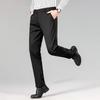 Plus Size Trousers Men Business Suit Pants Stretch Formal Dress Pants Big Man Classic Black Trousers
