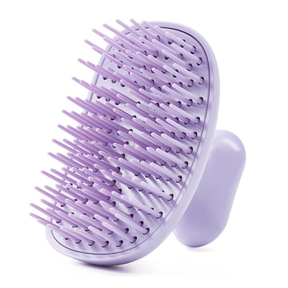 Self Cleaning Silicone Shampoo Brush Dandruff Removal Head Scalp Massager  Home Use