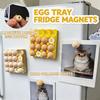 Mini Egg Tray Fridge Magnets Cute Miniature Food Toy Magnetic Po Note Holder Creative Home Decor