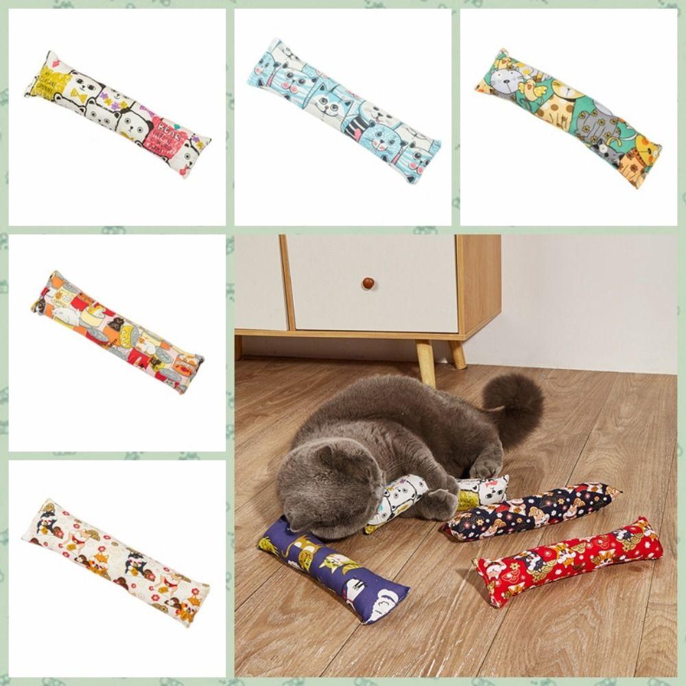 

Soft Cat Mint Pillow Wear Resistant Kitten Chewing Toy For Pet Playing and Sleeping