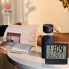 Foldable LCD Digital Electronic Clock Thermometer Hygrometer Alarm Clock Desktop Weather Station Desktop Temperature Sensor