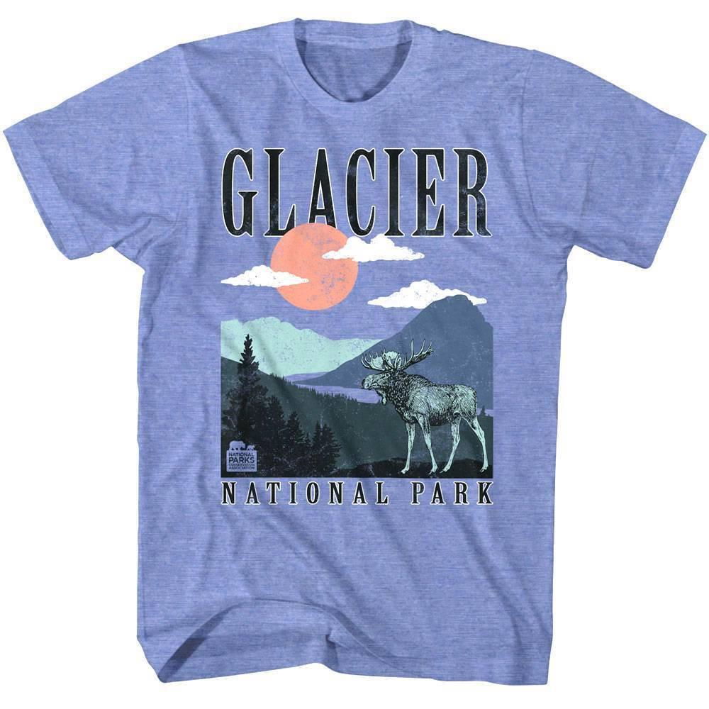Glacier Park Moose Men T Shirt M