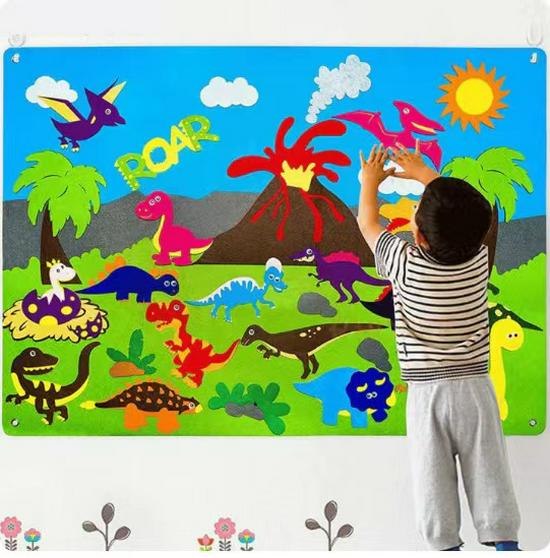 

Фетровая обучающая доска «Звездное небо»: Игрушка для раннего развития и наклейка на стену «Ферма» для малышей