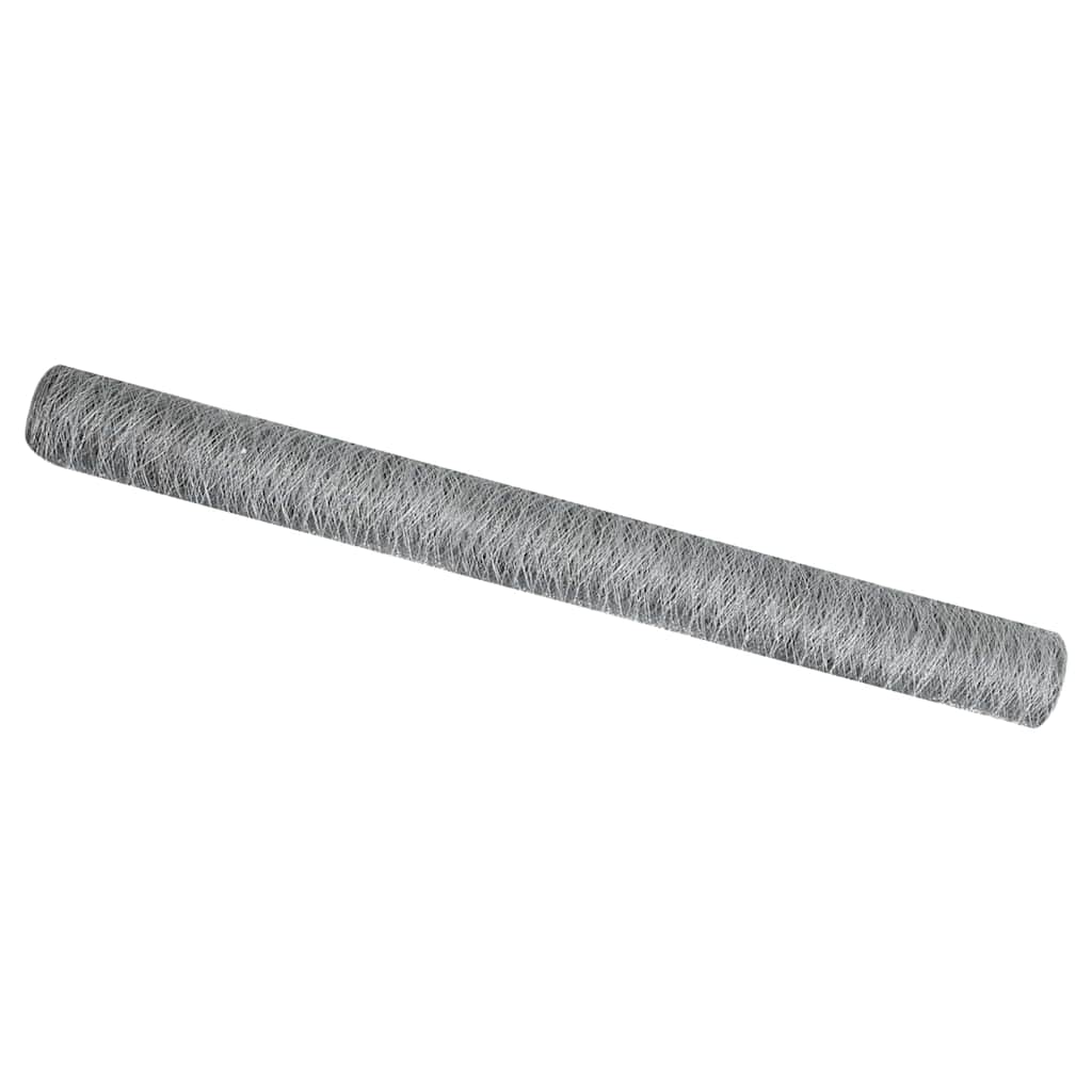 Hexagonal Fence Silver 1.6 X 50 M Galvanized Steel