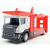 1/64 Scania Truck Car Carrier Trailer Transporter White Color